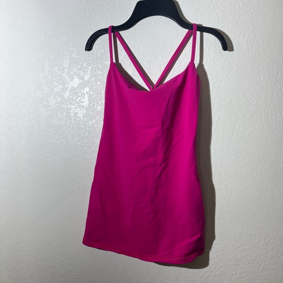 lululemon athletica Tops - Lululemon Athletica Fuchsia Tank Top
